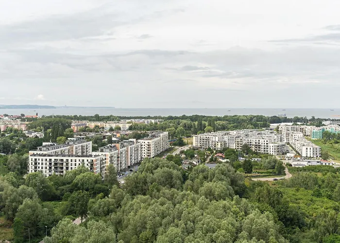 Baltic Emerald Cozy Near The Sea And Polsat Arena Stadion Stadium With Roof Terrace Free Parking Letnica アパート *