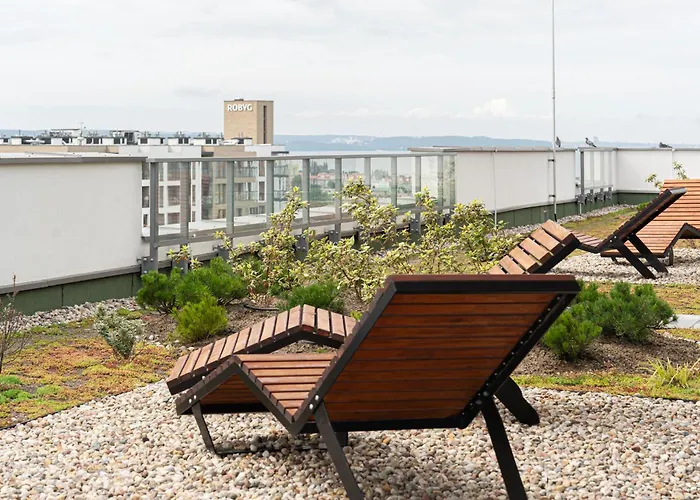 Baltic Emerald Cozy Near The Sea And Polsat Arena Stadion Stadium With Roof Terrace Free Parking Letnica *